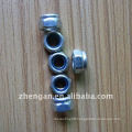 Zinc plated hex nylon locking nut